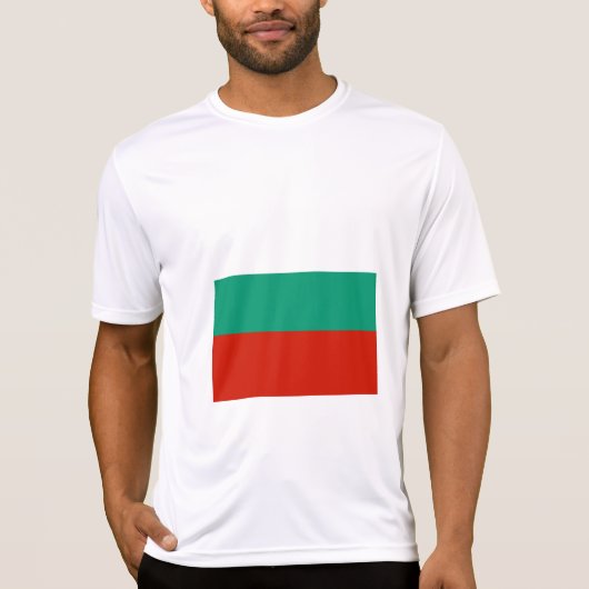 Bulgarien-Flagge T-Shirt (Vorderseite)