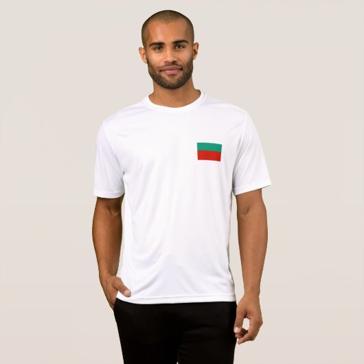 Bulgarien-Flagge T-Shirt (Vorne ganz)