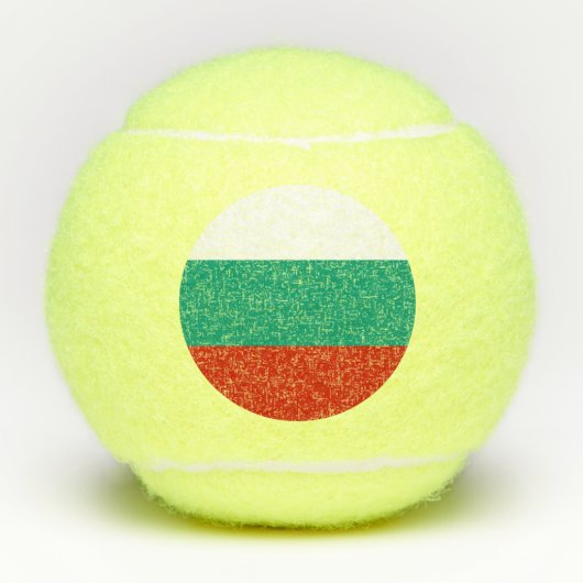 Bulgarien-Flagge Tennisbälle (Vorderseite)