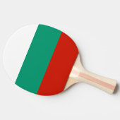 Bulgarien-Flagge Tischtennis Schläger (Seitenansicht)