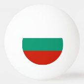 Bulgarien-Flagge Tischtennisball (Rückseite)