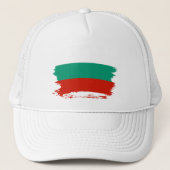 Bulgarien-Flagge Truckerkappe (Vorderseite)