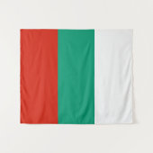 Bulgarien-Flagge Wandteppich (Vorderseite (Horizontal))