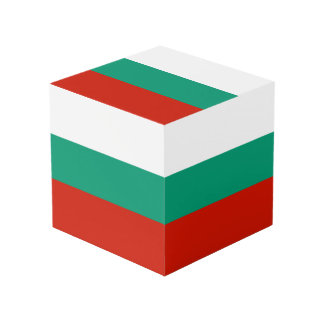 Bulgarien-Flagge Würfel