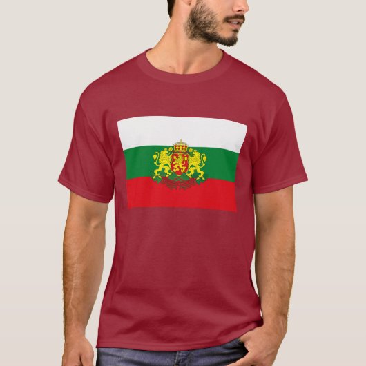 Bulgarien-Flaggen-T - Shirt (Vorderseite)