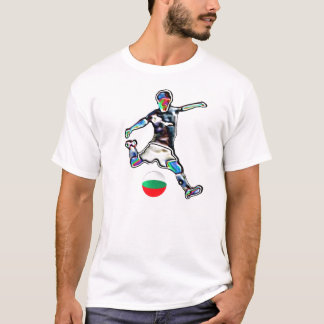 Bulgarien-Flaggenfußball-Fußball Jersey-T - Shirt