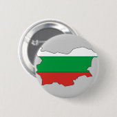 Bulgarien-Flaggenkarte Button (Vorne & Hinten)