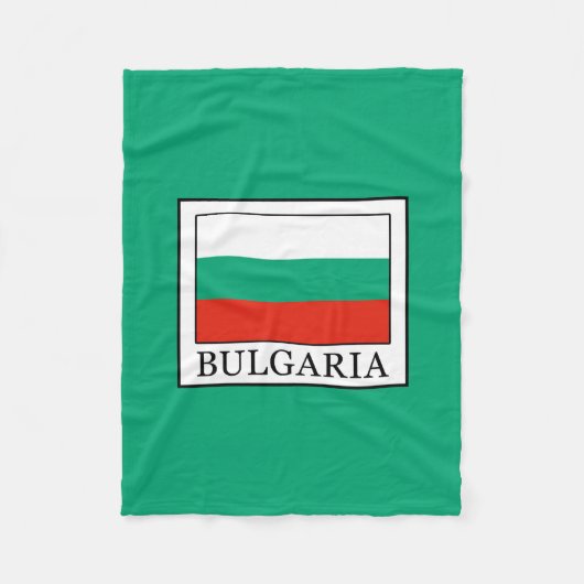 Bulgarien Fleecedecke (Vorderseite)