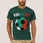 Bulgarien Footy (dunkel) T-Shirt (Vorderseite)