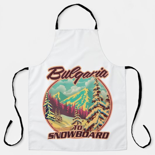Bulgarien für Snowboard Schürze (Vorderseite)