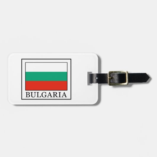 Bulgarien Gepäckanhänger (Vorderseite horizontal)