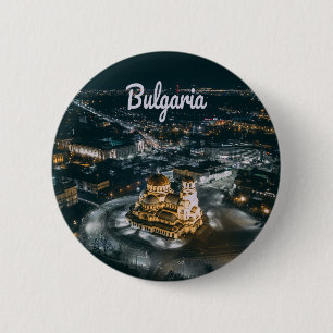 Bulgarien Hauptstadt Sofia Alexander Nevsky Kathed Button