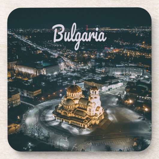 Bulgarien Hauptstadt Sofia Alexander Nevsky Kathed Getränkeuntersetzer (Vorderseite)