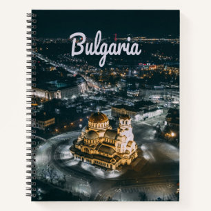 Bulgarien Hauptstadt Sofia Alexander Nevsky Kathed Notizblock
