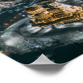 Bulgarien Hauptstadt Sofia Alexander Nevsky Kathed Poster (Ecke)