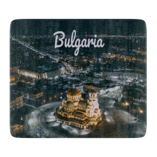 Bulgarien Hauptstadt Sofia Alexander Nevsky Kathed Schneidebrett