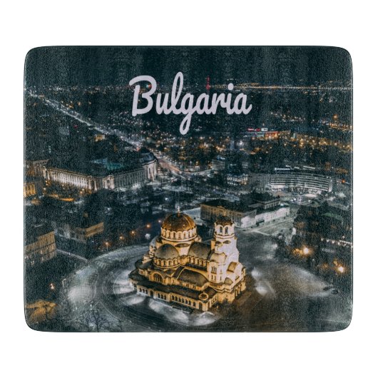 Bulgarien Hauptstadt Sofia Alexander Nevsky Kathed Schneidebrett (Vorderseite)