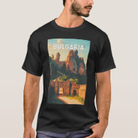 Bulgarien Illustration Reise Kunst Vintage