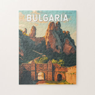 Bulgarien Illustration Travel Art Vintag Puzzle