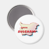 Bulgarien Karte Magnet (Vorderseite/Rückseite)