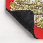 Bulgarien-Karte Mousepad (Ecke)