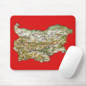 Bulgarien-Karte Mousepad (Mit Mouse)