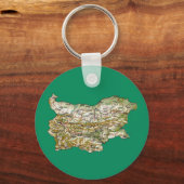Bulgarien Karte Schlüsselanhänger (Vorderseite)