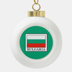 Bulgarien Keramik Kugel-Ornament