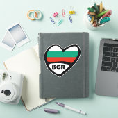 Bulgarien - Ländercode - Flaggenschwerpunkt, BGR Aufkleber (iPad Hülle)