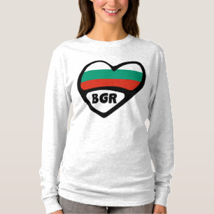Bulgarien - Ländercode - Flaggenschwerpunkt, BGR T-Shirt
