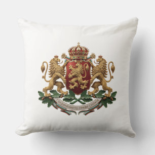 Bulgarien Landesflagge Symbol Emblem Wappen Wappen Kissen