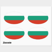 Bulgarien Ovaler Aufkleber (Blatt)