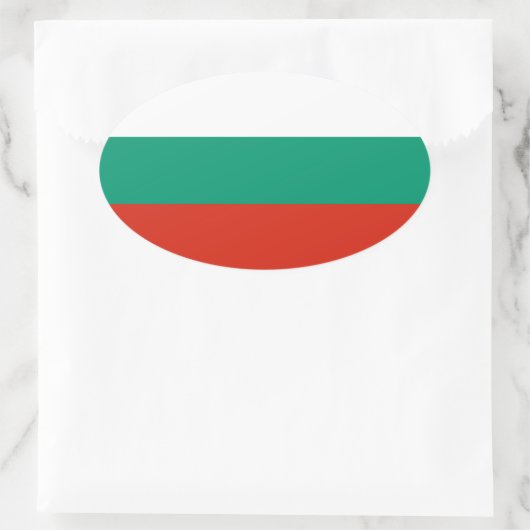 Bulgarien Ovaler Aufkleber (Tasche)