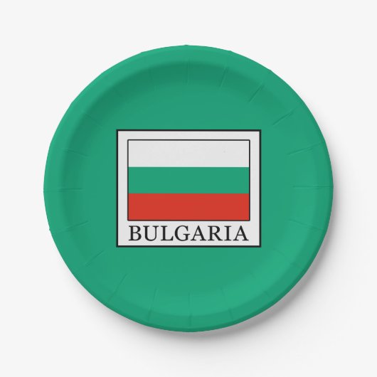 Bulgarien Pappteller (Vorderseite)