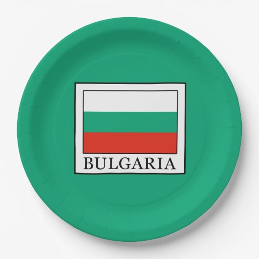 Bulgarien Pappteller (Vorderseite)