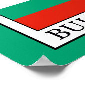 Bulgarien Poster (Ecke)