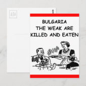 BULGARIEN POSTKARTE (Vorne/Hinten)