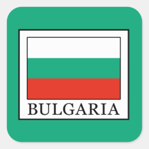 Bulgarien Quadratischer Aufkleber
