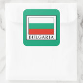 Bulgarien Quadratischer Aufkleber (Tasche)