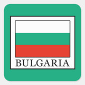 Bulgarien Quadratischer Aufkleber (Vorderseite)
