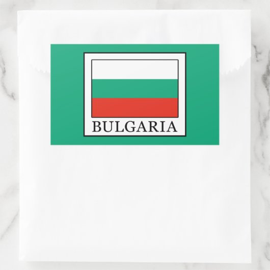 Bulgarien Rechteckiger Aufkleber (Tasche)