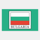 Bulgarien Rechteckiger Aufkleber (Vorderseite)