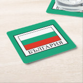 Bulgarien Rechteckiger Pappuntersetzer (angewinkelt)