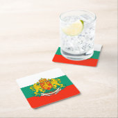 Bulgarien Rechteckiger Pappuntersetzer (Vor Ort)