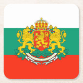 Bulgarien Rechteckiger Pappuntersetzer (Vorderseite)