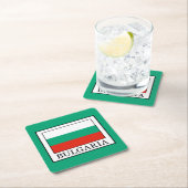 Bulgarien Rechteckiger Pappuntersetzer (Vor Ort)