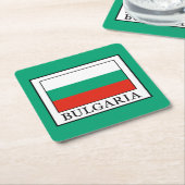 Bulgarien Rechteckiger Pappuntersetzer (angewinkelt)