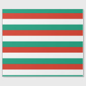 Bulgarien Red White Green Geschenkpapier (Flach)