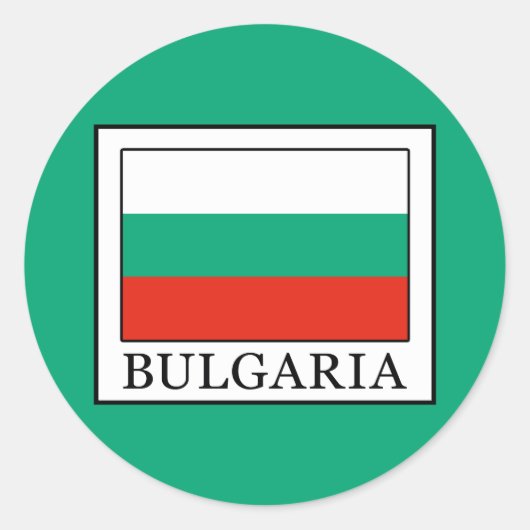 Bulgarien Runder Aufkleber (Vorderseite)