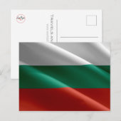 Bulgarien - Schleppen der bulgarischen Flagge - Postkarte (Vorne/Hinten)